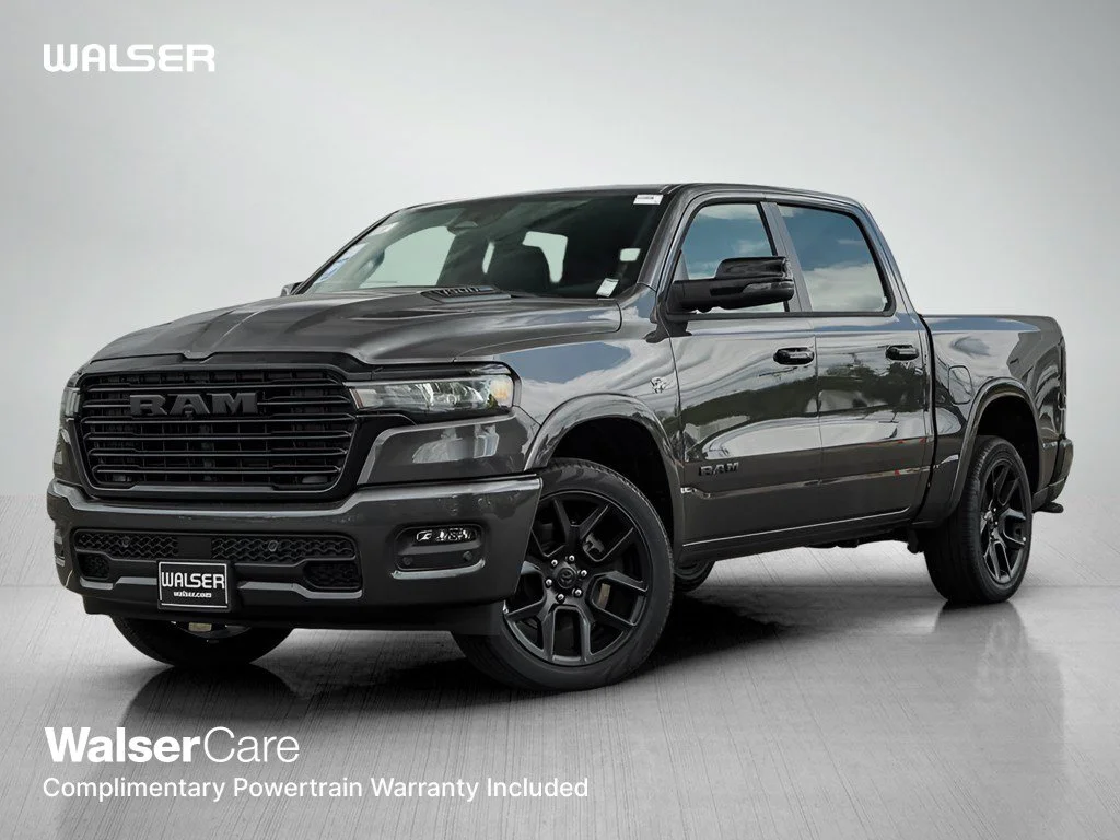 New 2026 Granite Crystal Metallic Clearcoat RAM LARAMIE image 1