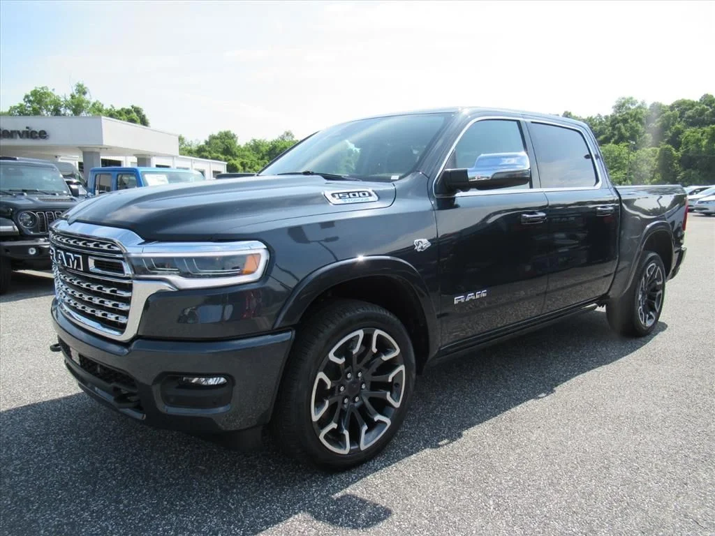 New 2026 Forged Blue Metallic Exterior Paint RAM Longhorn image 3