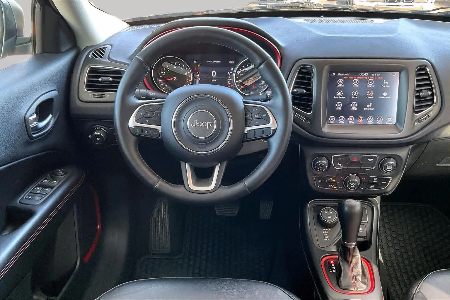 Used 2019 Jazz Blue Pearlcoat Jeep Trailhawk image 6