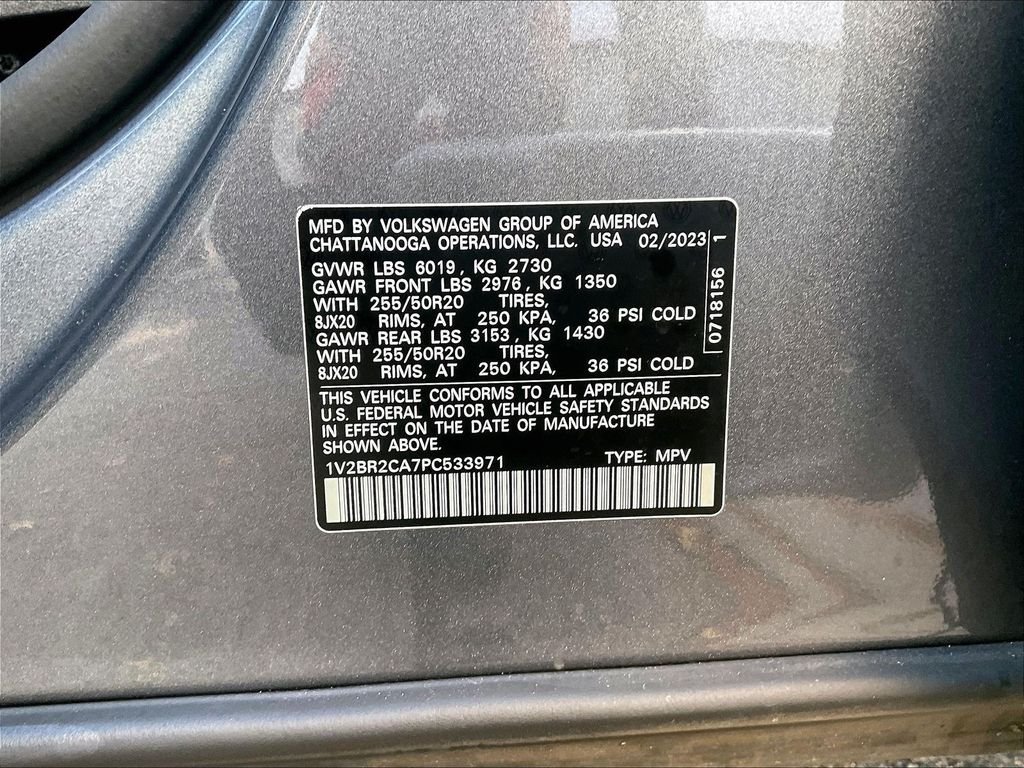 Certified Used 2023 Gray Volkswagen SEL image 35