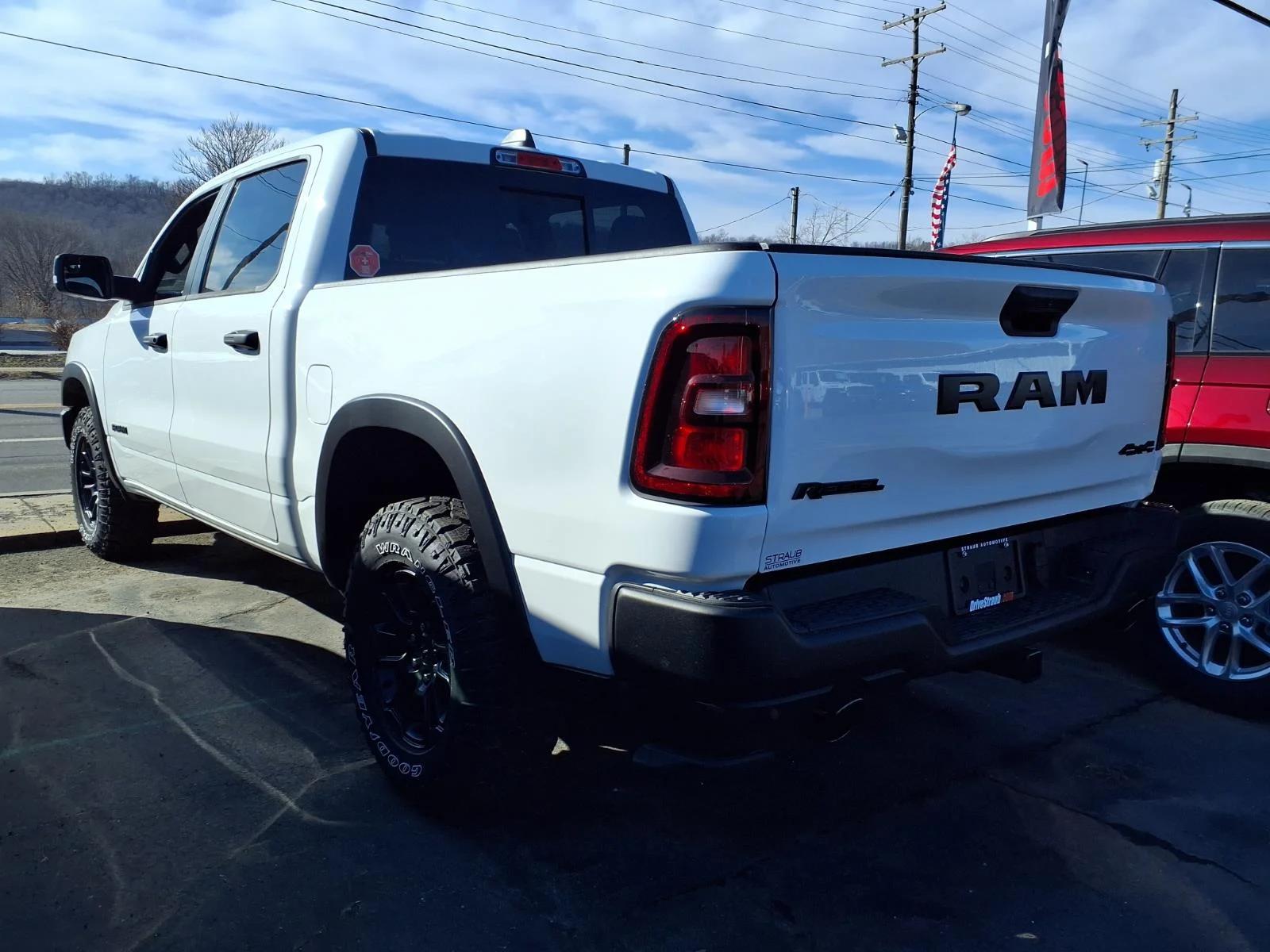 New 2026 Bright White Clear-Coat Exterior Paint RAM Rebel image 3