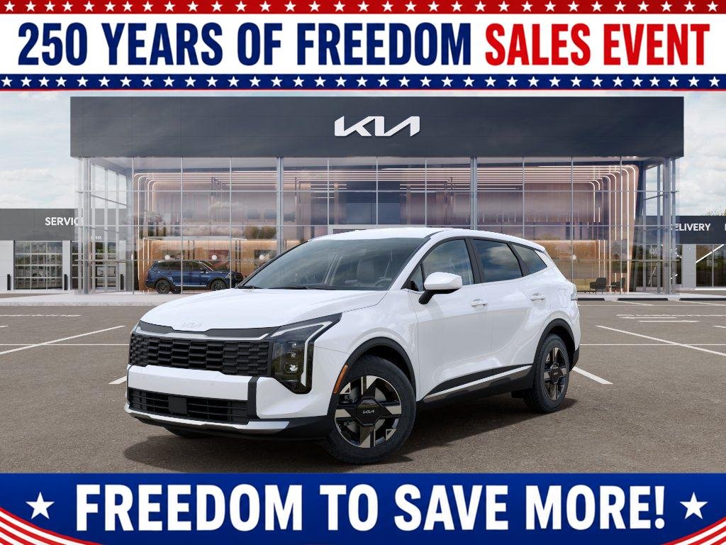 New 2026 Glacial White Kia LX image 1