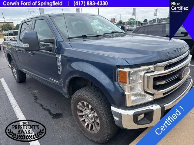 Used 2020 Blue Ford Lariat image 3