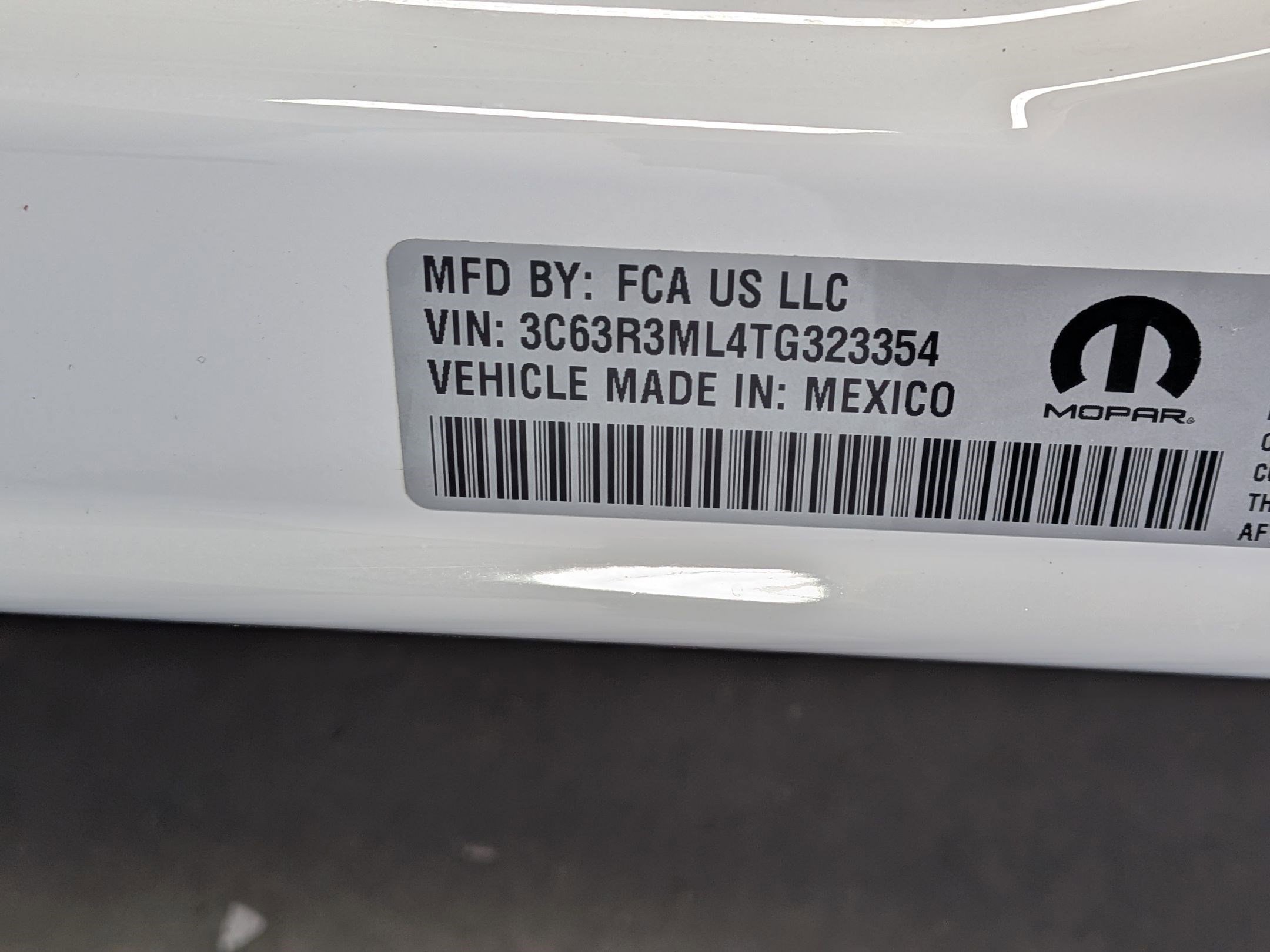 New 2026 Bright White Clear-Coat Exterior Paint RAM Laramie image 20