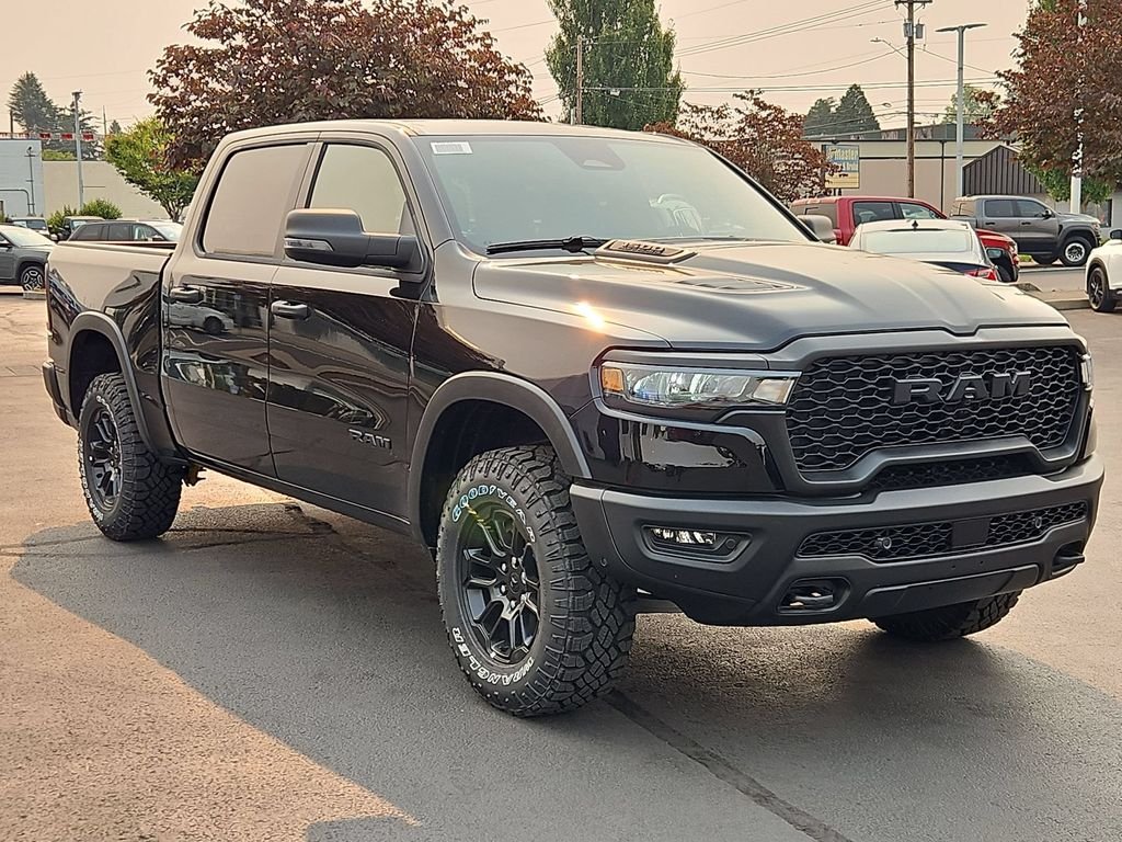 New 2026 Diamond Black Crystal Pearl-Coat Exterior Paint RAM Rebel image 8