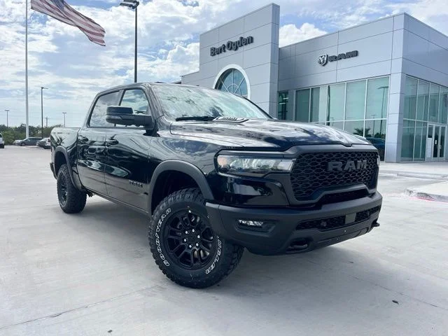 New 2027 Diamond Black Crystal Pearl-Coat Exterior Paint RAM Rebel image 1