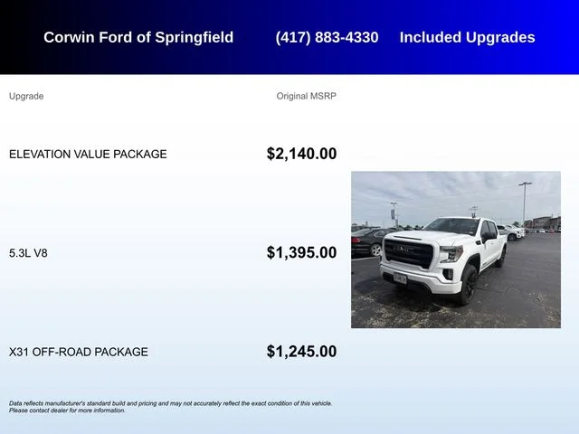 Used 2020 White GMC Elevation image 5