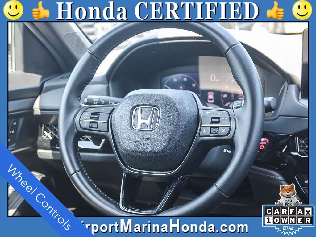 Certified Used 2024 Solar Silver Metallic Honda HYBRID SPORT-L image 8