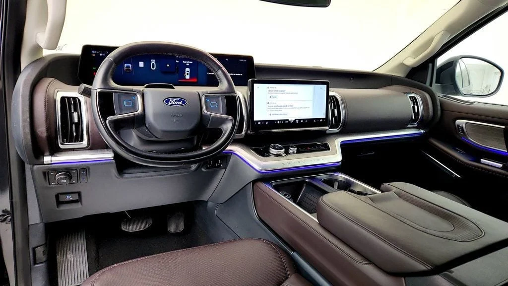 Used 2025 Dark Matter Gray Metallic Ford Platinum 4x4 w/ BlueCruise, 24