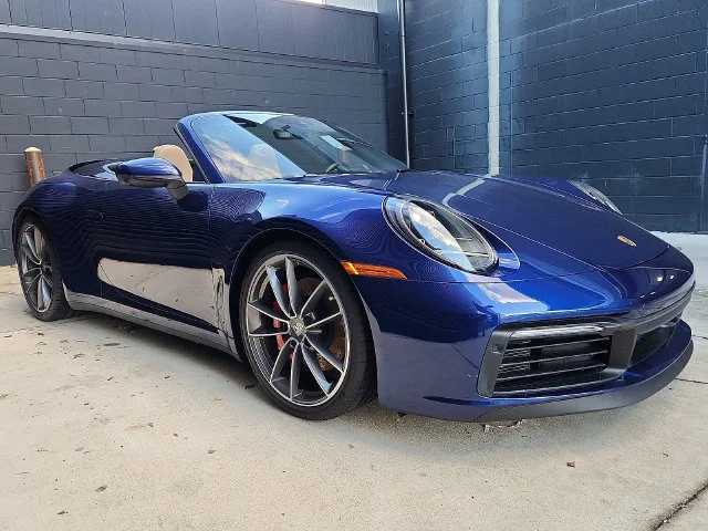 Certified Used 2024 Gentian Blue Metallic   1A Porsche Carrera 4 image 7