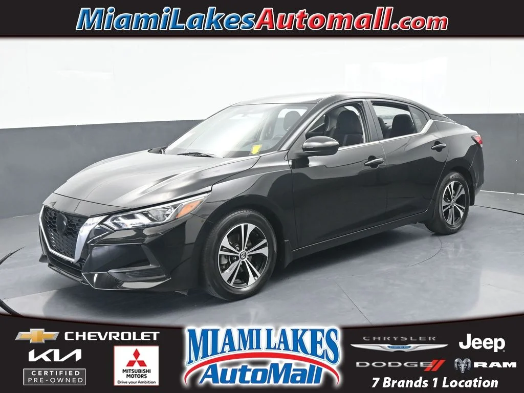 Used 2022 Super Black Nissan SV image 1