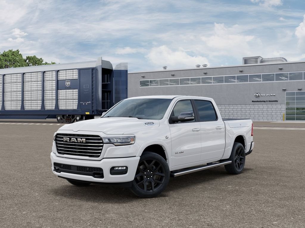 New 2027 Bright White Clear-Coat Exterior Paint RAM Laramie image 2