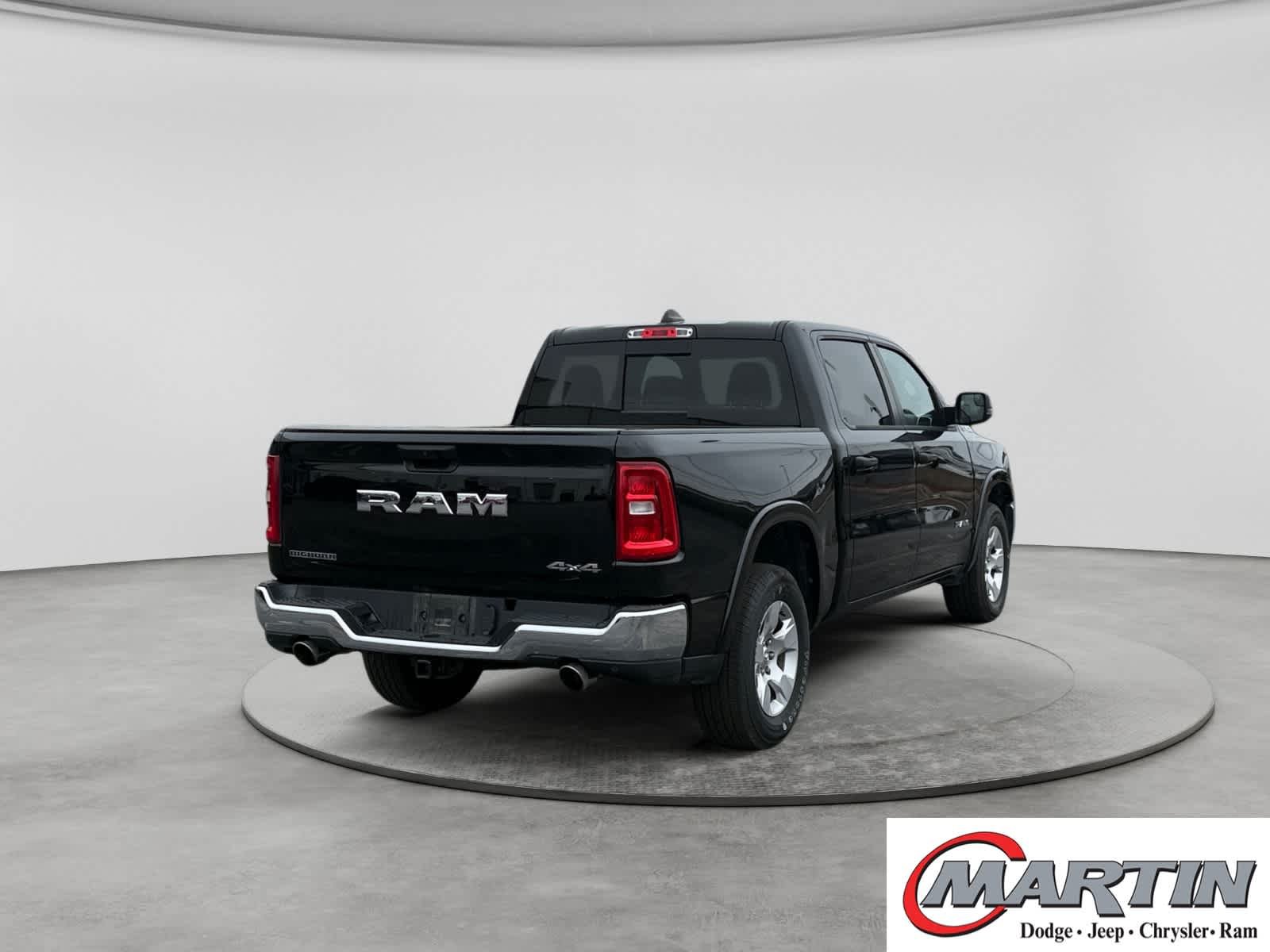 Used 2025 Diamond Black Crystal Pearlcoat Ram Big Horn image 5