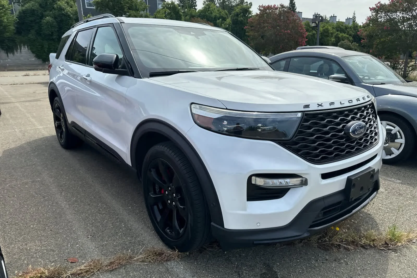 Used 2020 Star White Metallic Tri-Coat Ford ST image 3