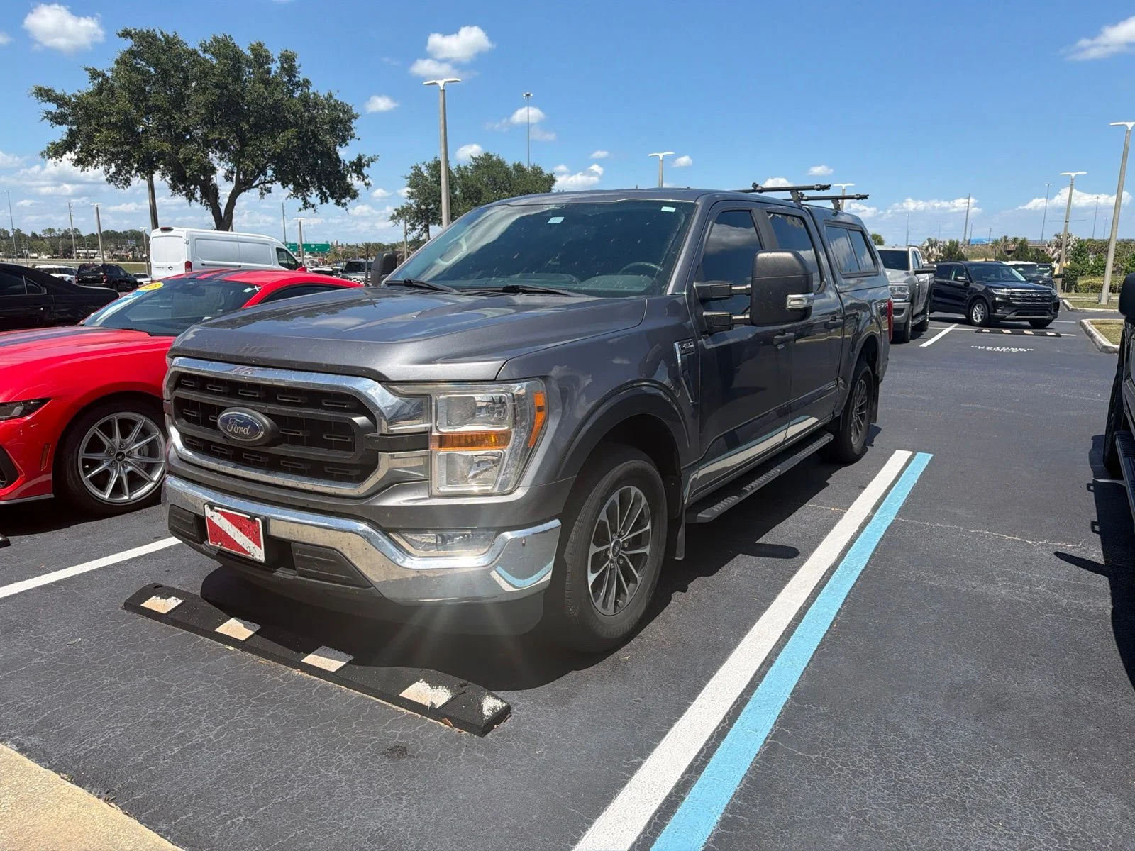 Certified Used 2021 Gray Ford XLT image 3