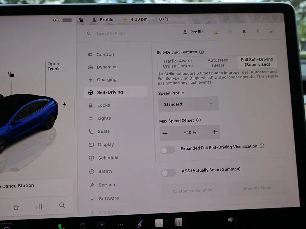 Used 2023 Blue Tesla Base image 41