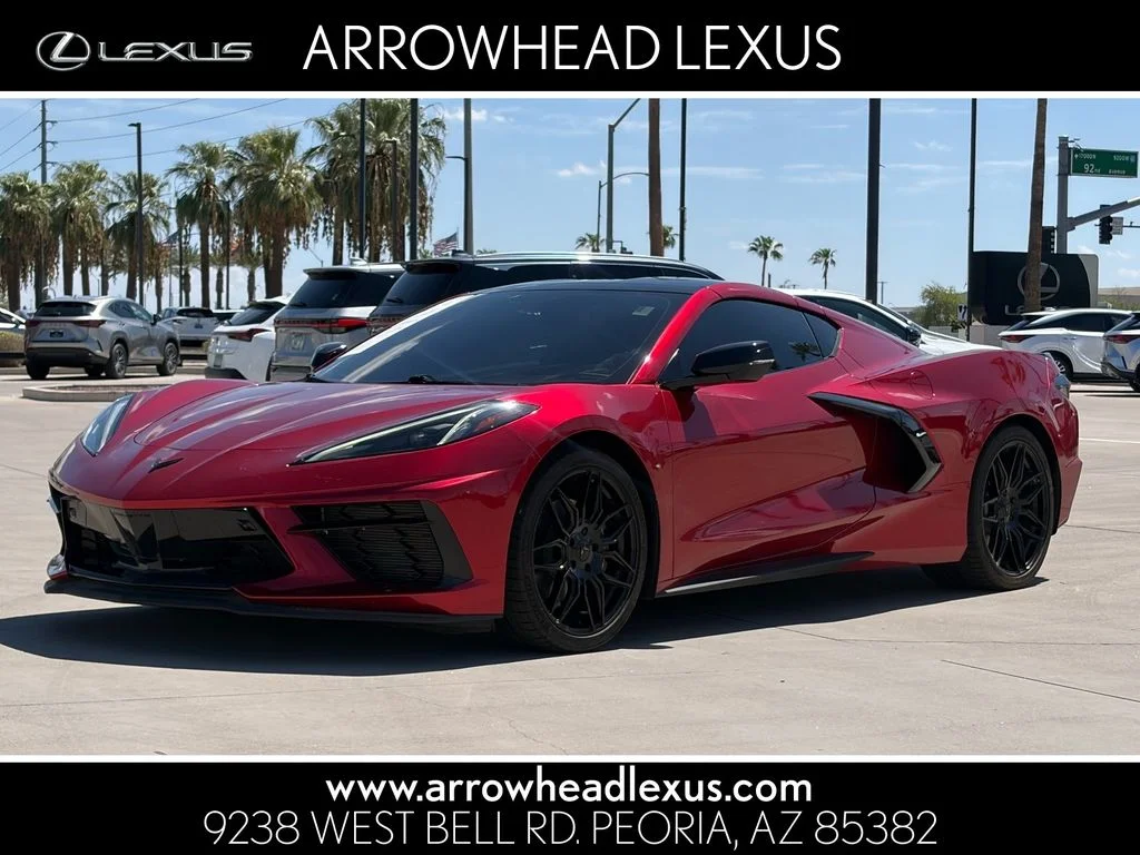 Used 2023 Silver Chevrolet Stingray image 1