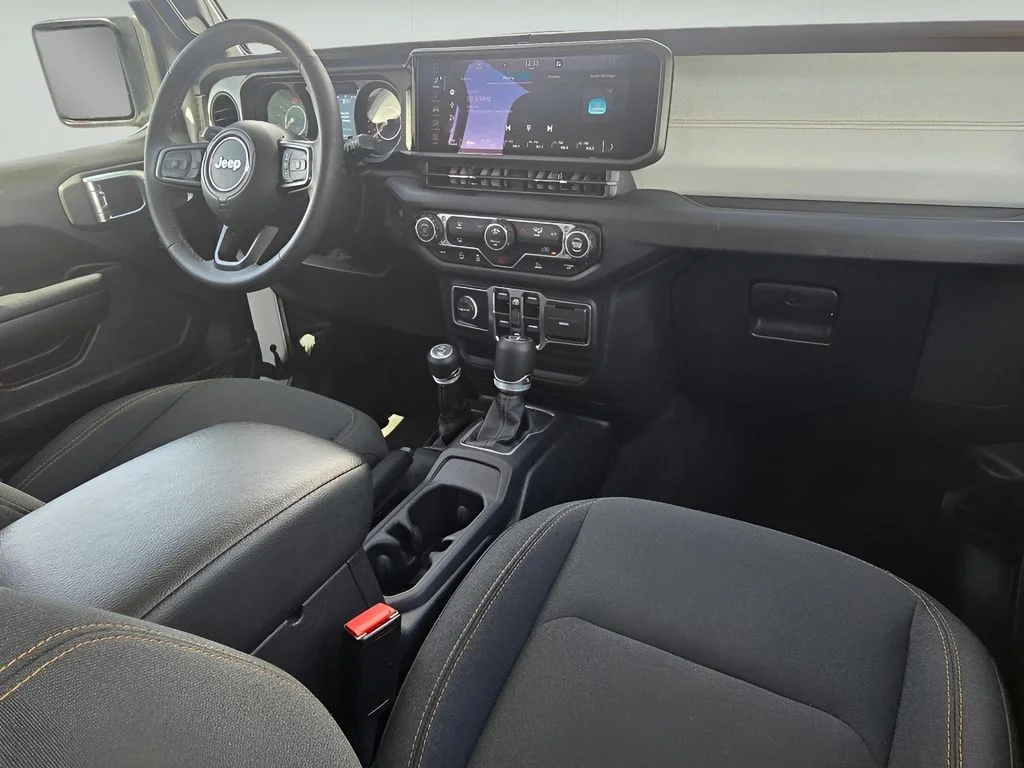 Used 2025 Bright White Clearcoat Jeep Sport S image 12