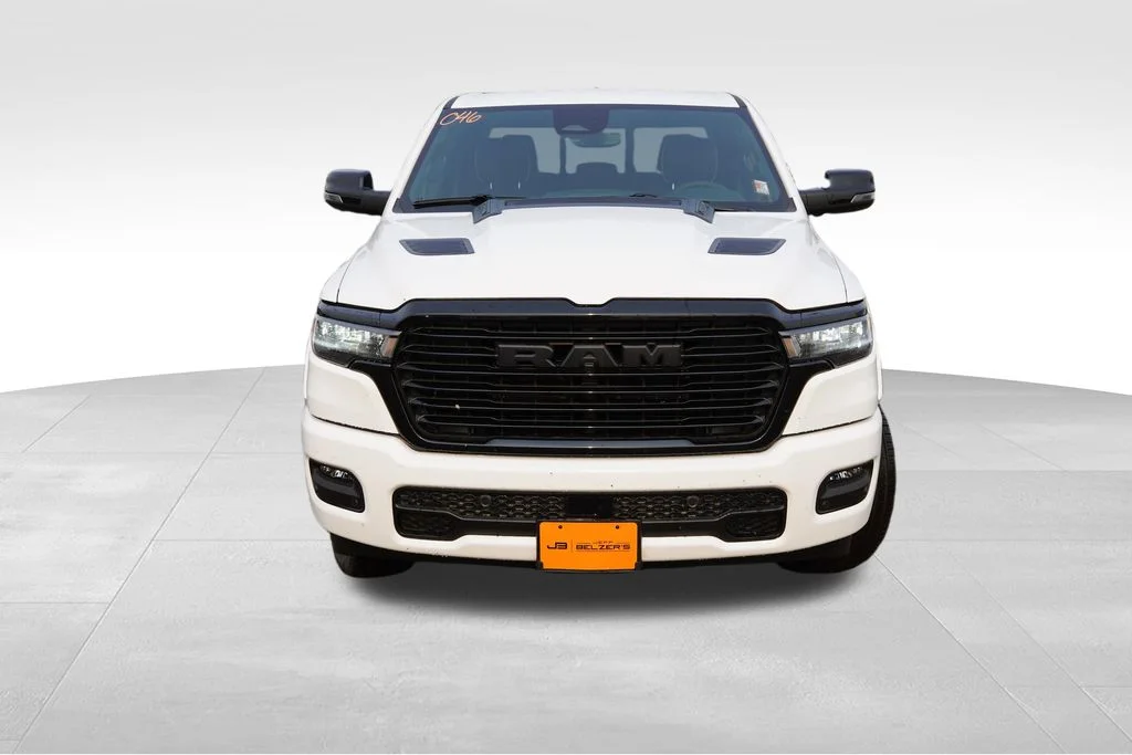 New 2026 Bright White Clear-Coat Exterior Paint RAM Laramie image 8