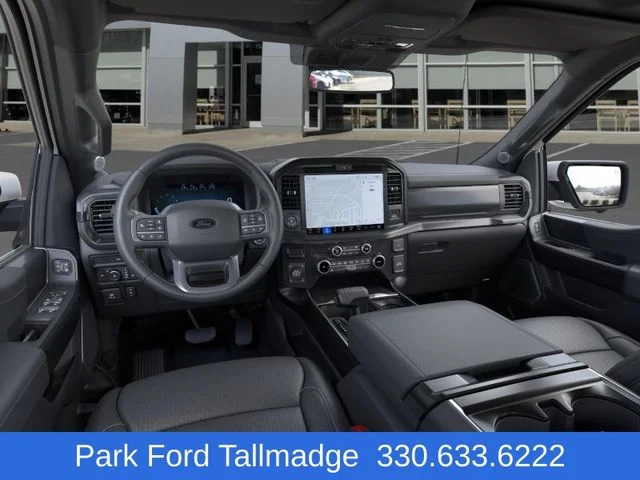 New 2026 Star White Metallic Tri-Coat Ford Lariat image 9