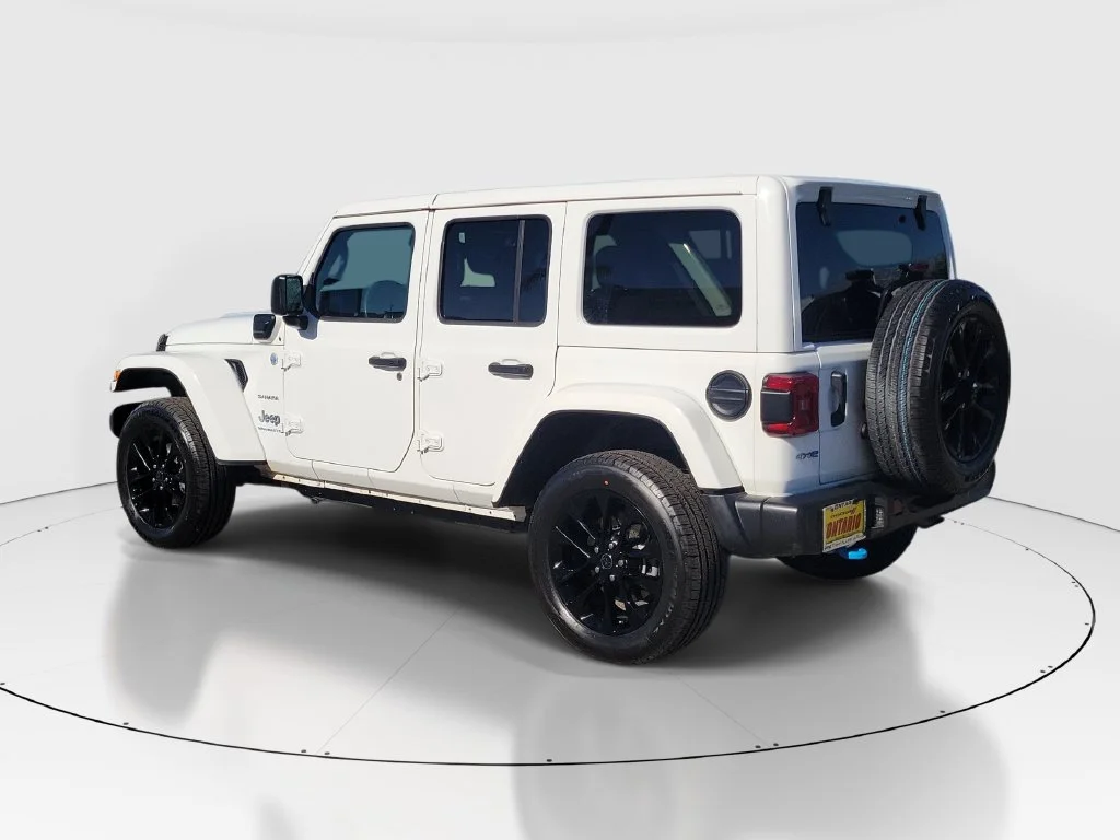 Certified Used 2024 White Jeep Sahara 4xe image 3