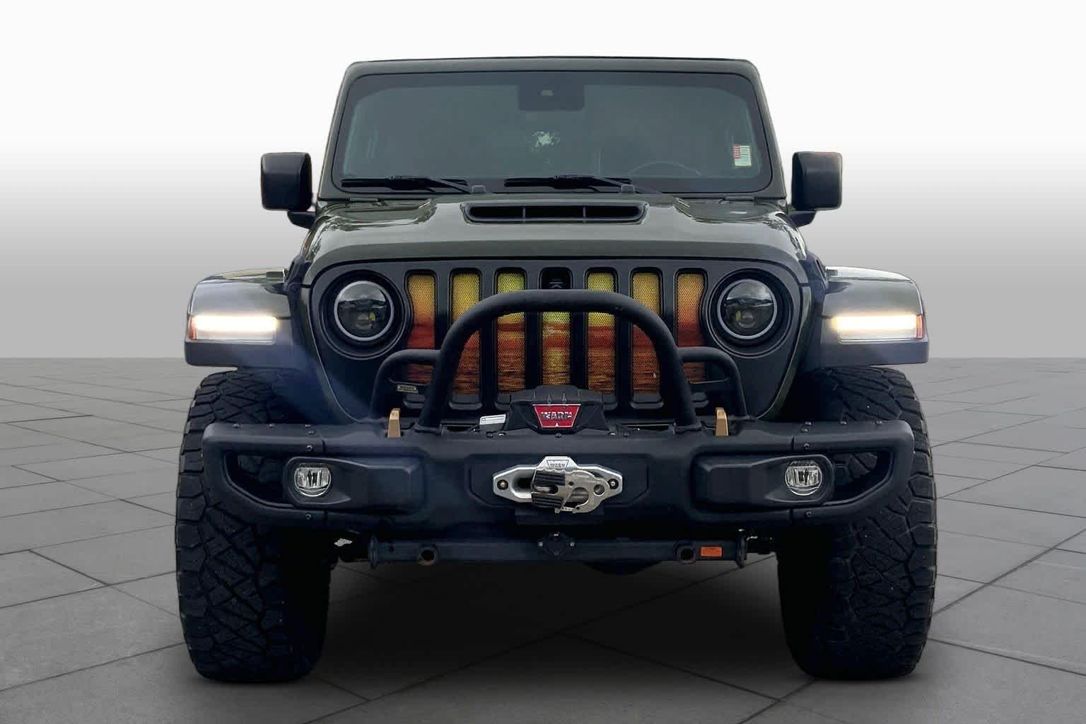 Used 2021 Sarge Green Clearcoat Jeep Unlimited Rubicon 392 image 3