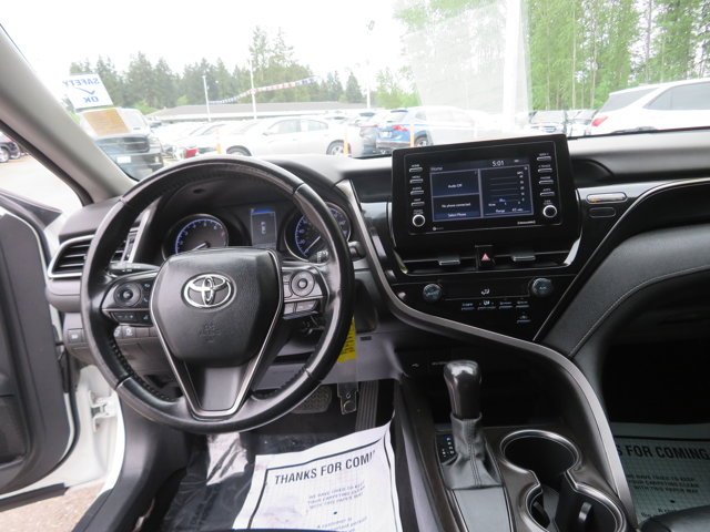 Used 2021 Super White Toyota SE image 23