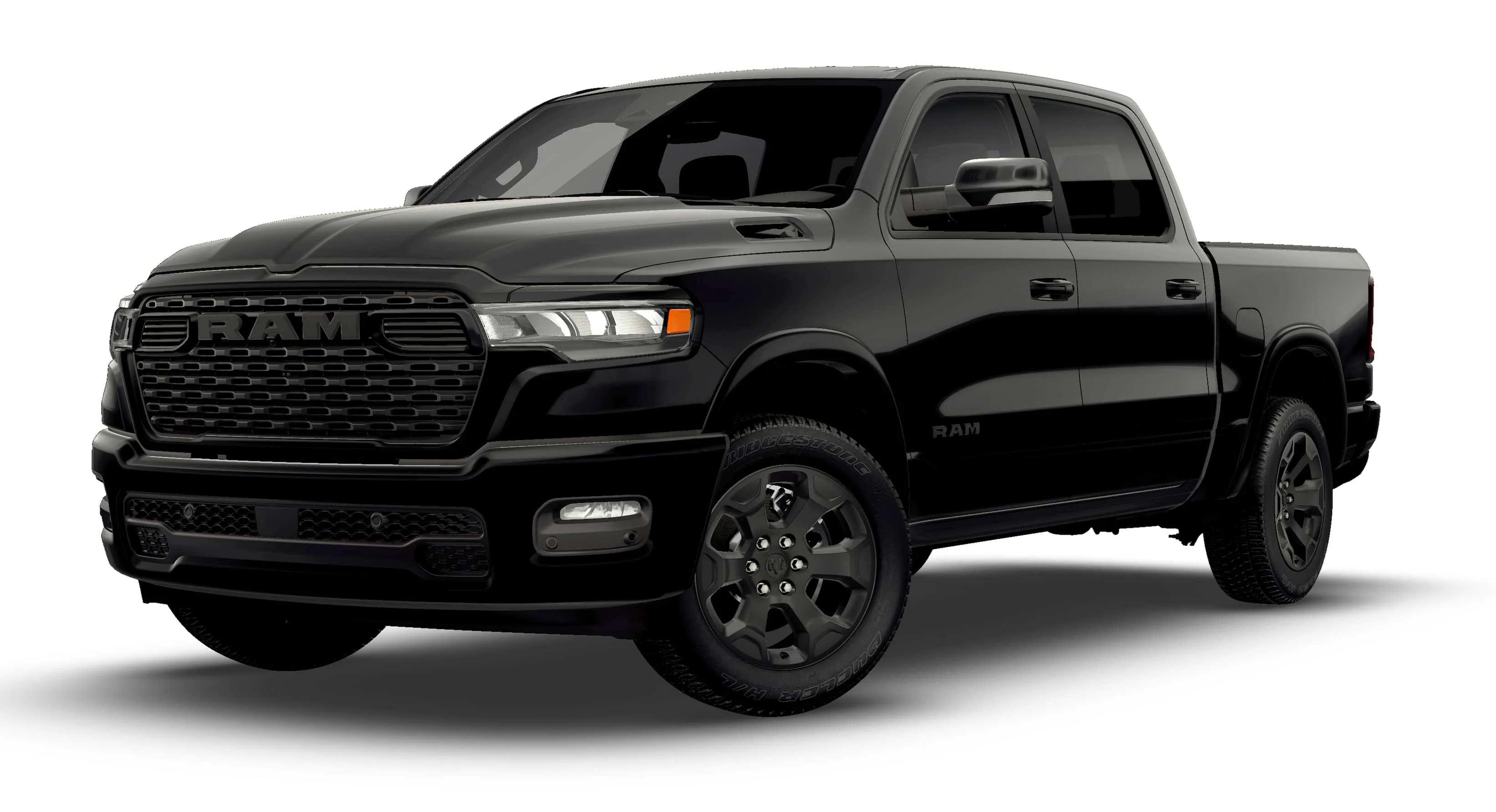 New 2026 Diamond Black Crystal Pearlcoat RAM BIG HORN image 27