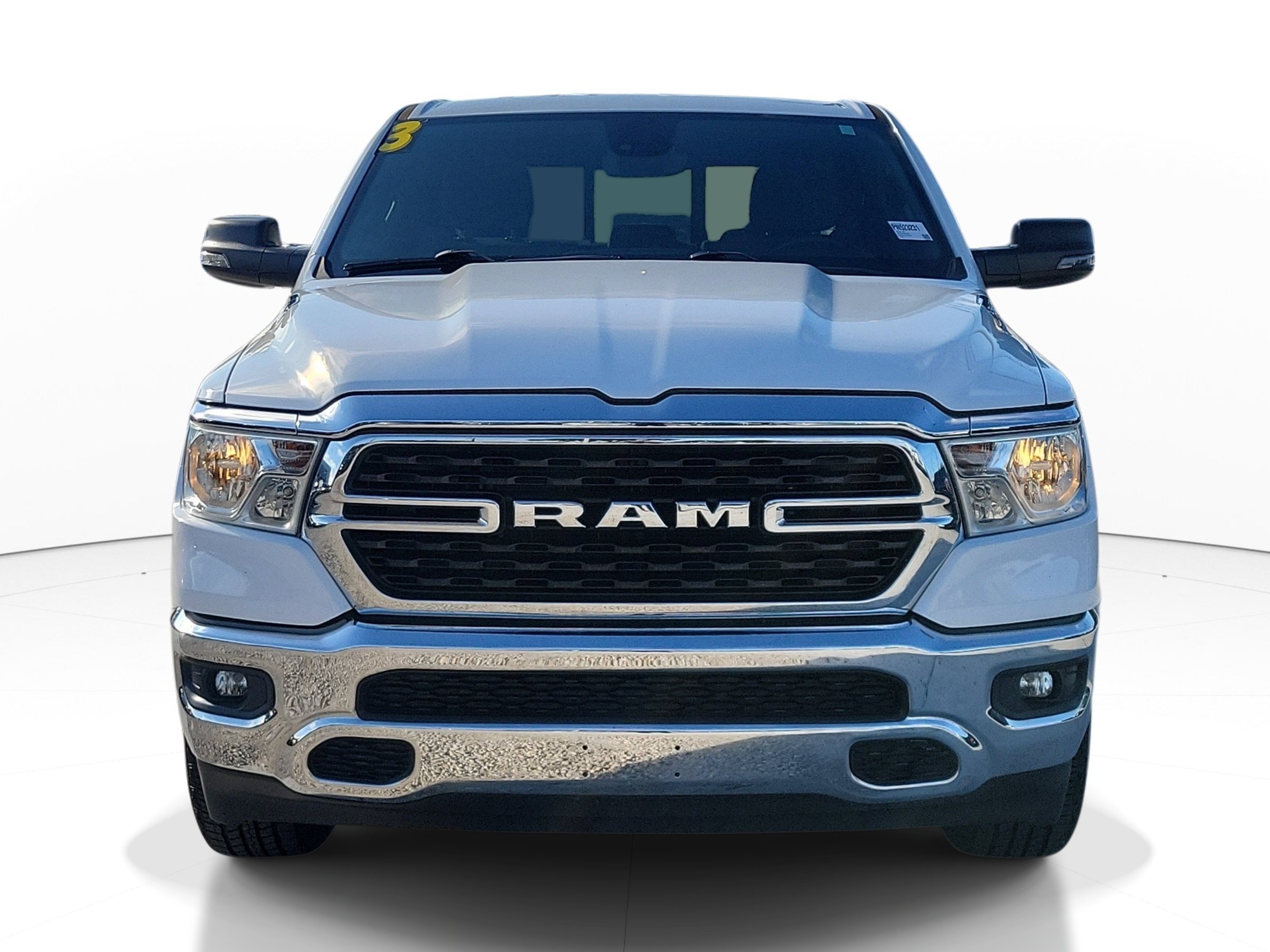 Used 2023 Bright White Clearcoat Ram Big Horn image 2