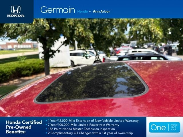 Certified Used 2021 Radiant Red Metallic Honda AWD EX-L image 16
