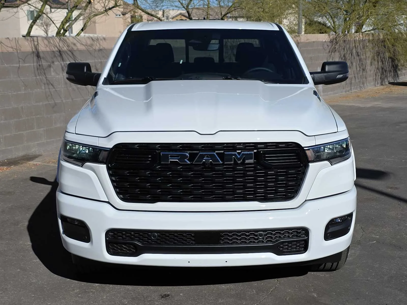 New 2026 Bright White Clear-Coat Exterior Paint RAM Big Horn image 3