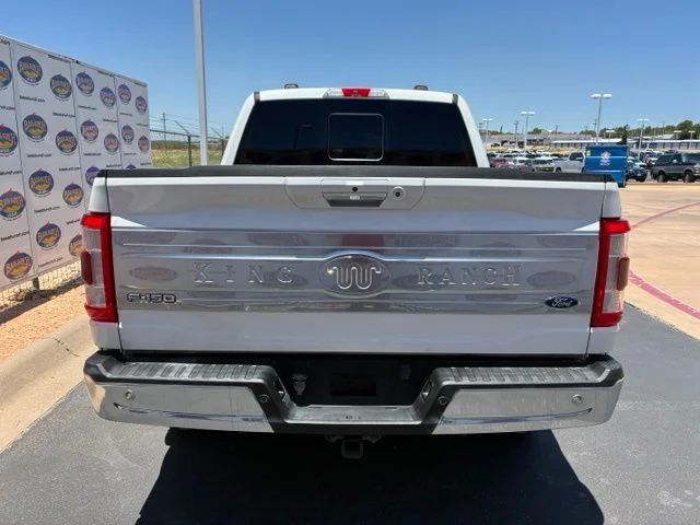 Used 2021 White Metallic Ford King Ranch image 5