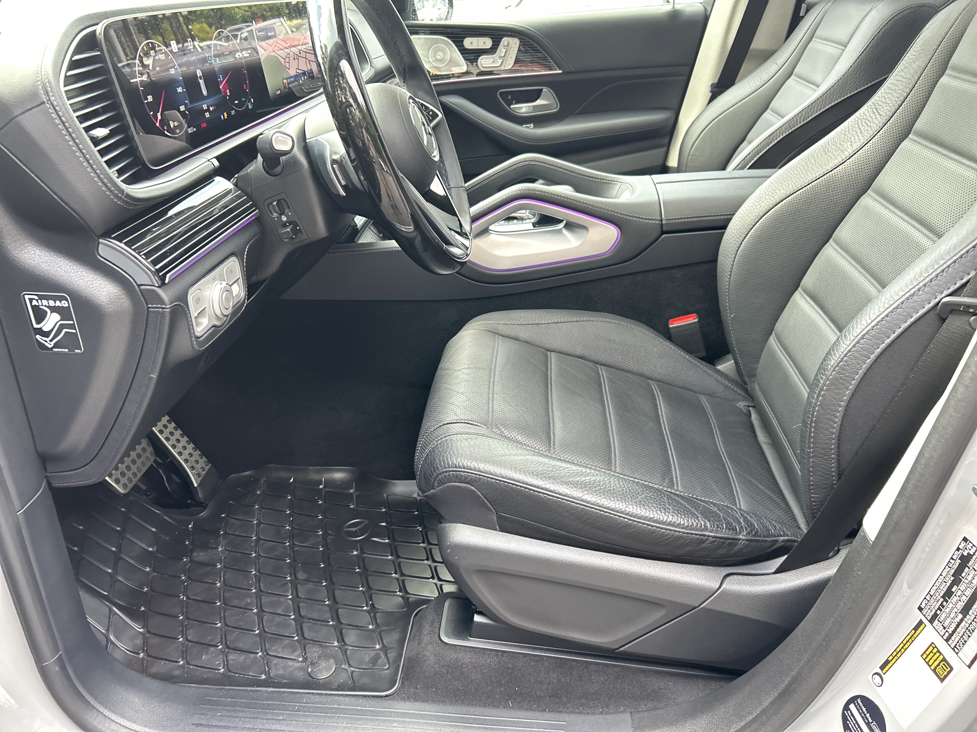 Certified Used 2024 MANUFAKTUR Alpine Grey Mercedes-Benz GLS 580 4MATIC® SUV image 22