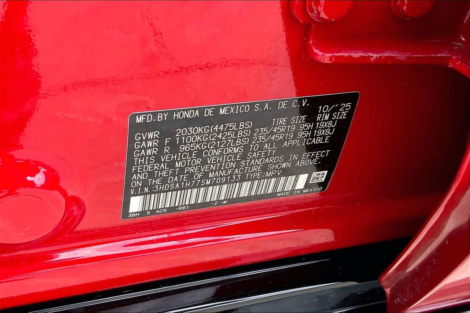 Used 2025 Milano Red Acura w/A-Spec Advance Package image 35