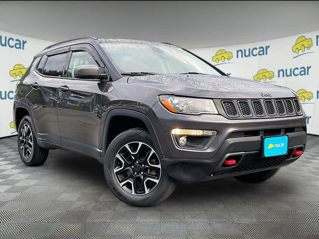 Used 2020 Granite Crystal Metallic Clearcoat Jeep Trailhawk image 1