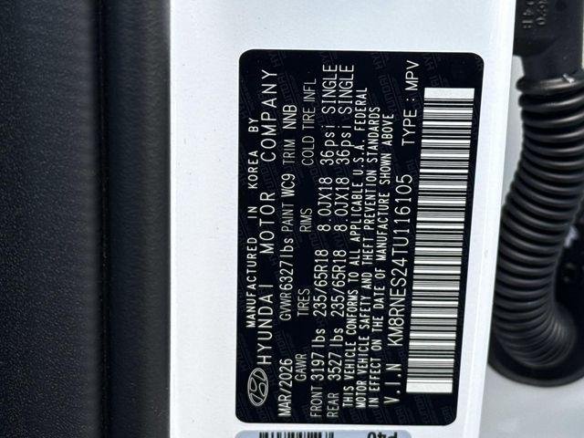 New 2026 White Hyundai SEL Premium AWD image 30