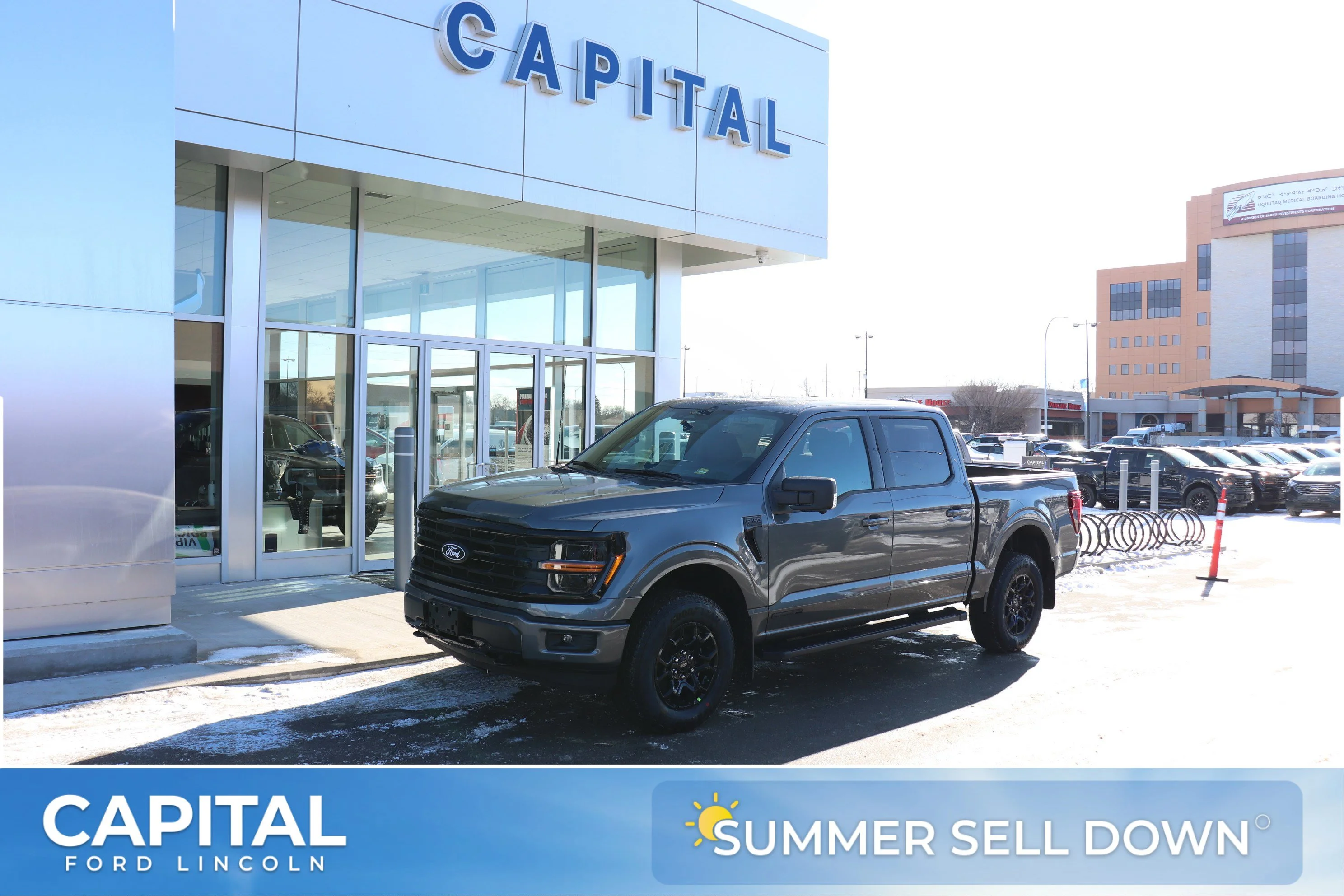 New 2026 CARBONIZED GREY METALLIC Ford XLT image 1