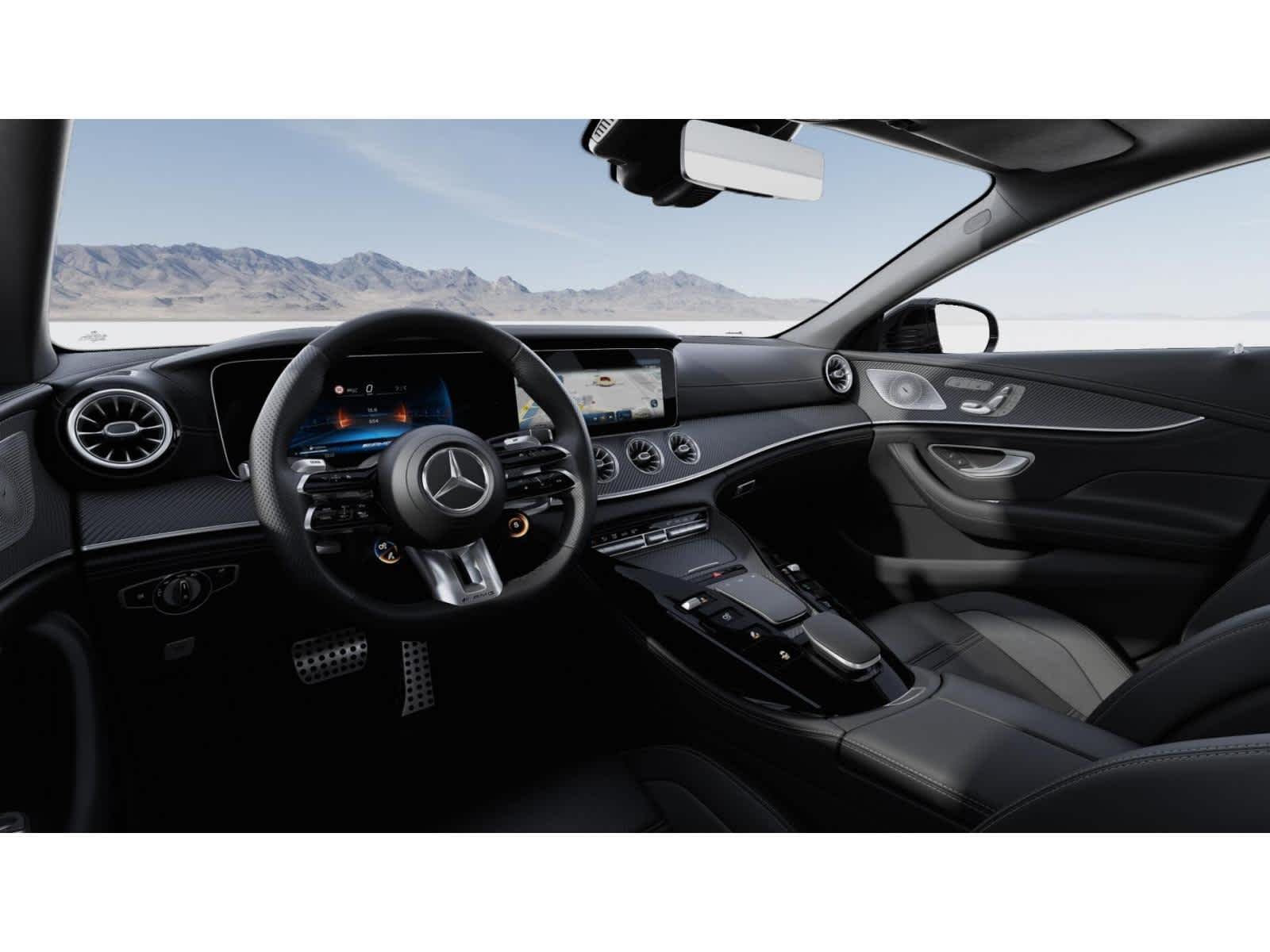 New 2026 Obsidian Black Metallic Mercedes-Benz AMG® GT 53 4-Door Coupe image 2