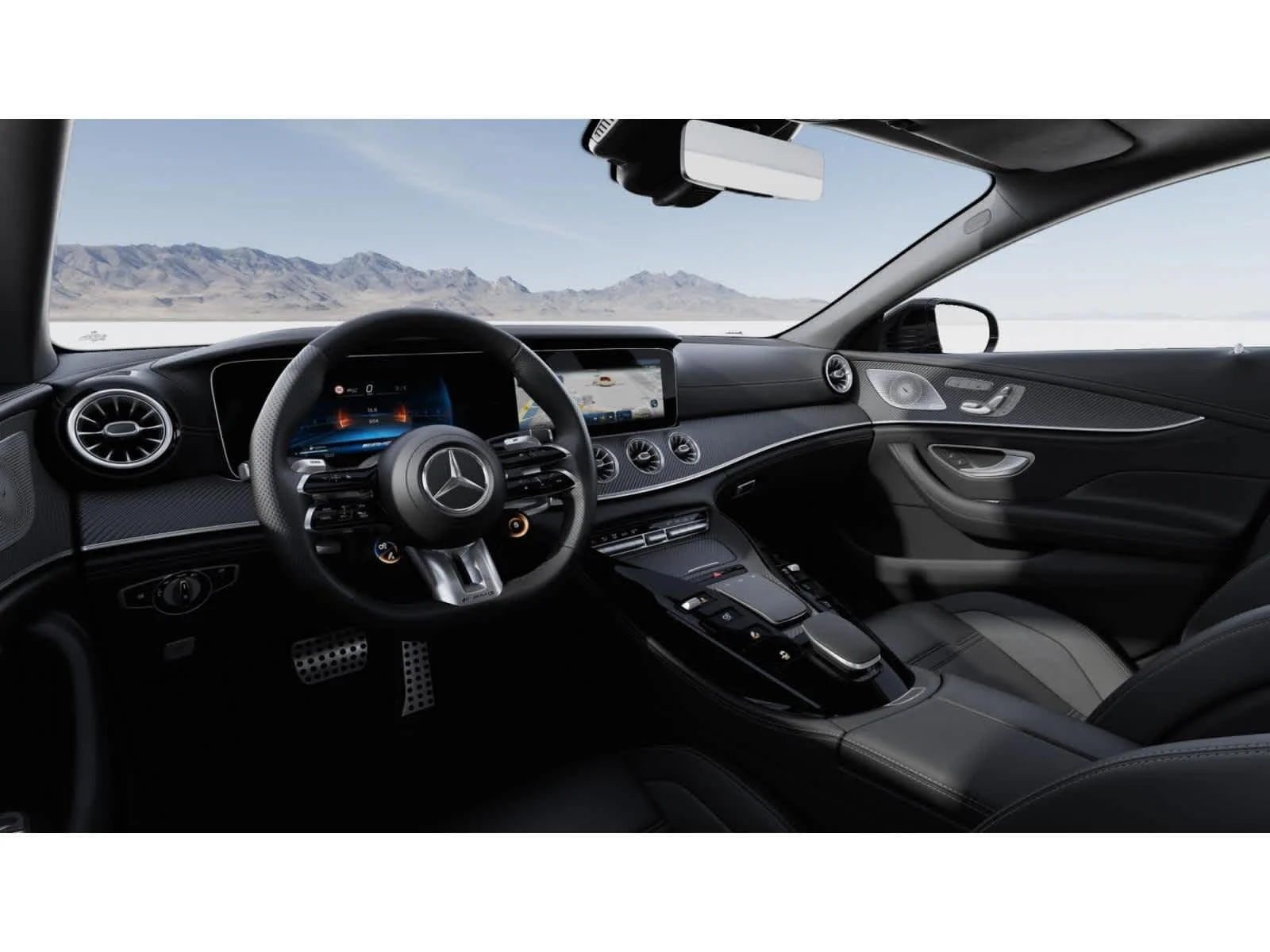 New 2026 Obsidian Black Metallic Mercedes-Benz AMG® GT 53 4-Door Coupe image 2