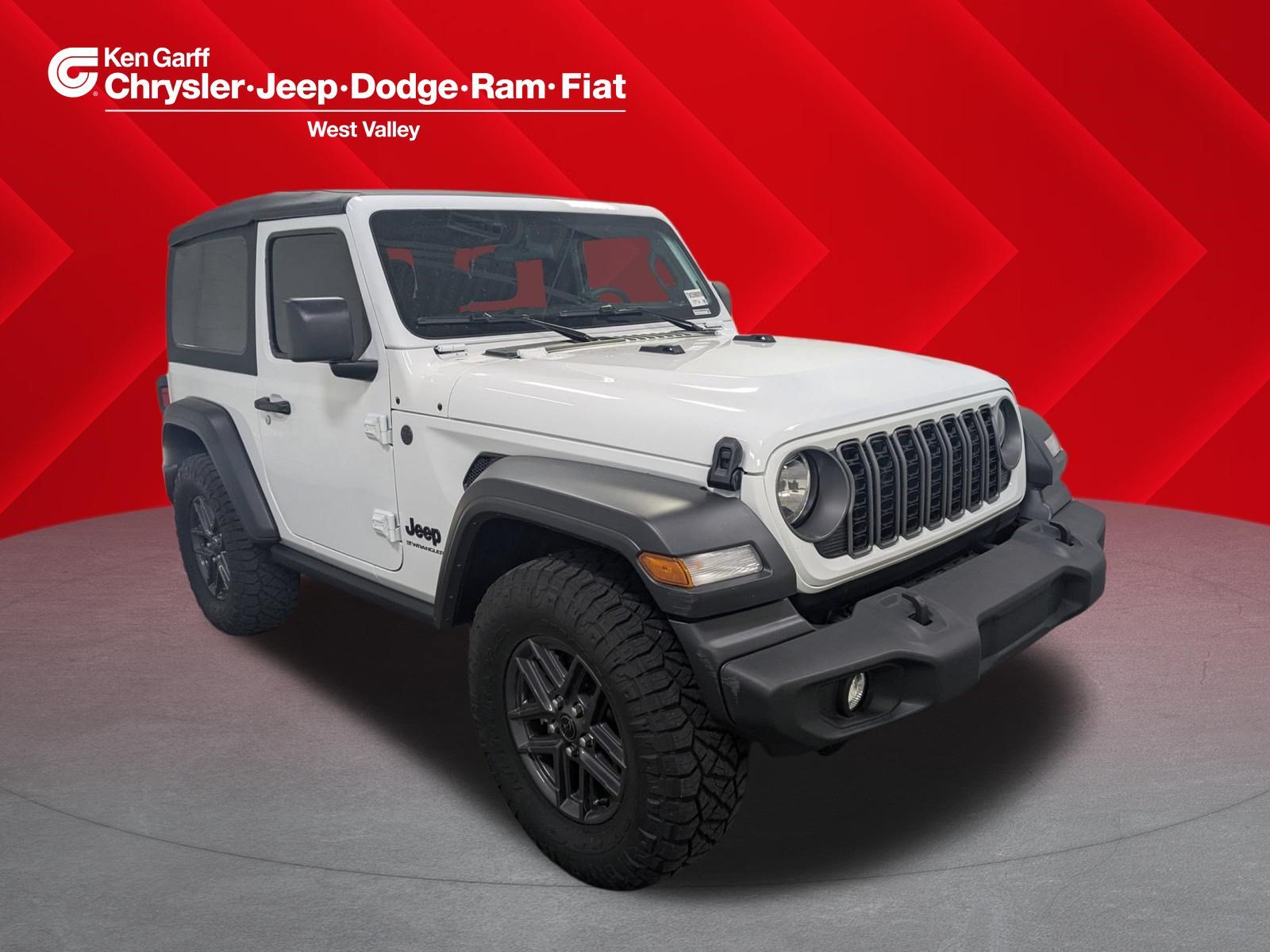 Used 2026 Bright White Clearcoat Jeep Sport image 1