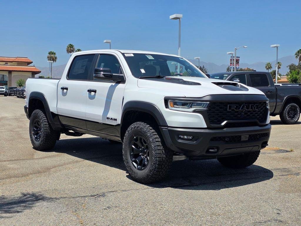 New 2026 Bright White Clear-Coat Exterior Paint RAM RHO Crew Cab 4x4 57