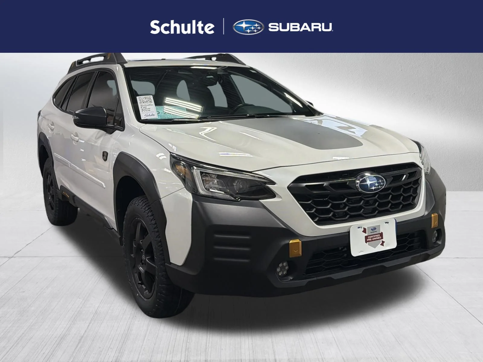 Used 2023 Crystal White Pearl Subaru Wilderness image 1