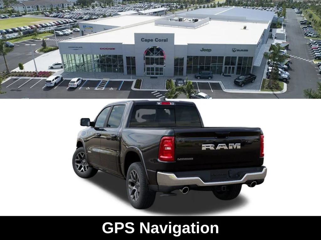 New 2026 Diamond Black Crystal Pearl-Coat Exterior Paint RAM Laramie image 3