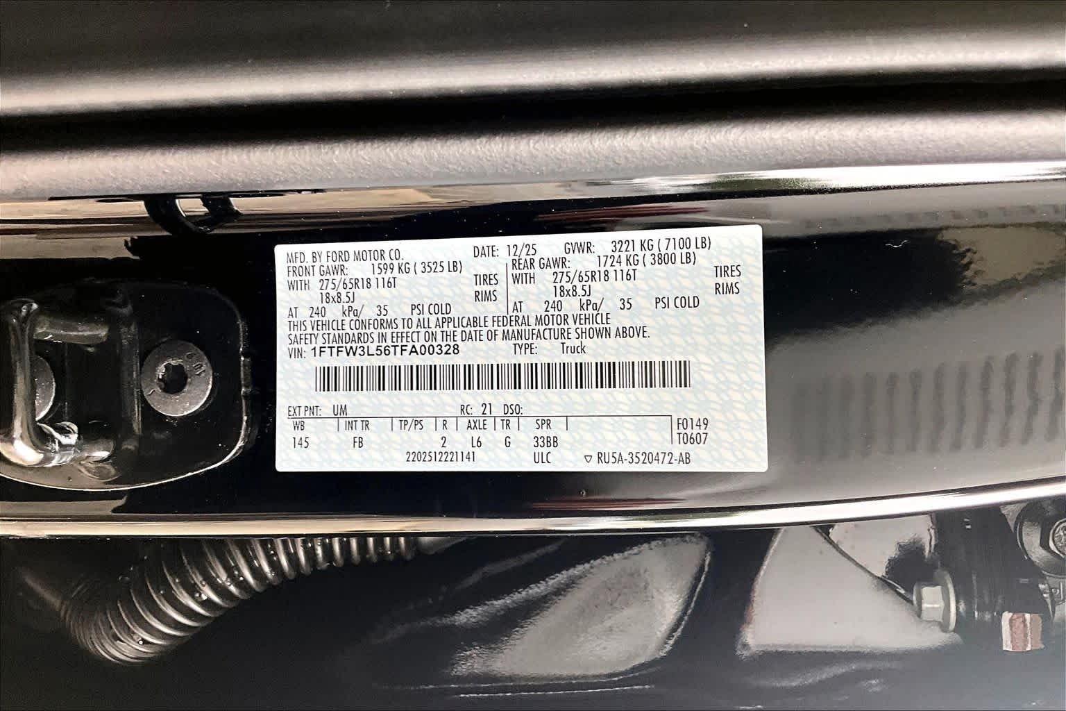 New 2026 Agate Black Metallic Ford XLT image 16