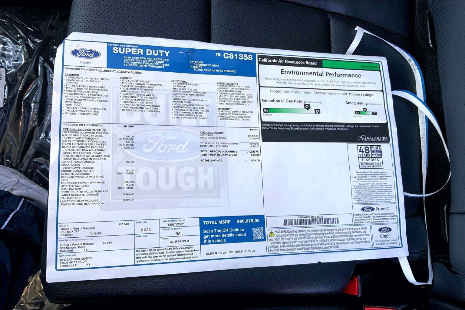 New 2026 Carbonized Gray Metallic Ford F-250® Lariat® image 19