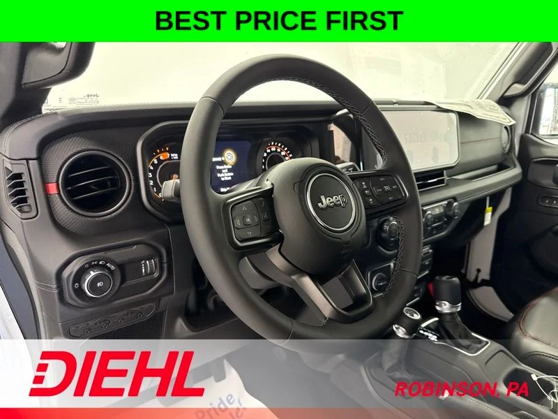 New 2026 Bright White Clear-Coat Exterior Paint Jeep Rubicon image 21