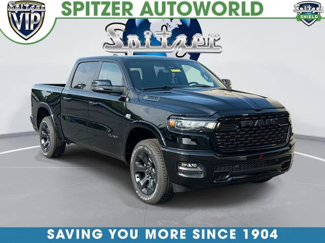 New 2026 Diamond Black Crystal Pearl-Coat Exterior Paint RAM Big Horn/Lone Star image 1