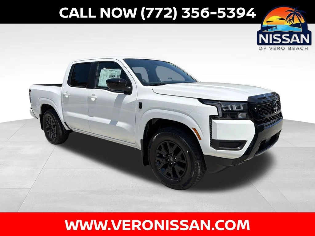 New 2026 Glacier White Nissan Crew Cab SV image 1