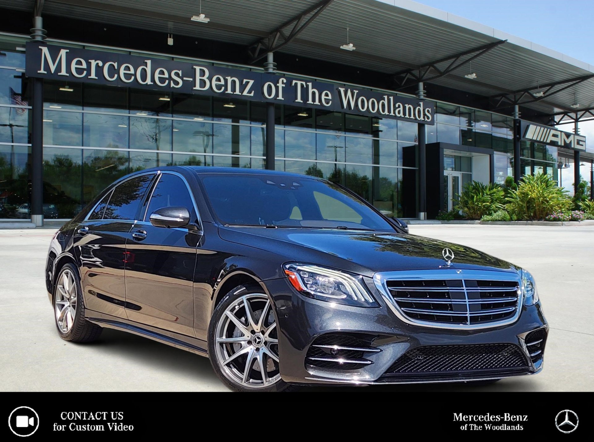 Used 2020 Magnetite Black Metallic Mercedes-Benz S 560 image 1