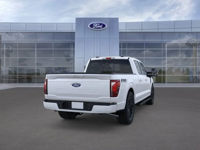 New 2026 White Metallic Ford Lariat image 8